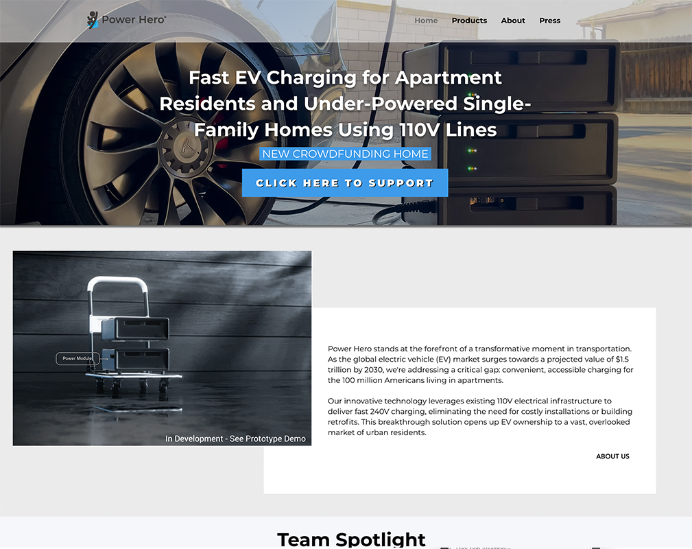 Power Hero™ website